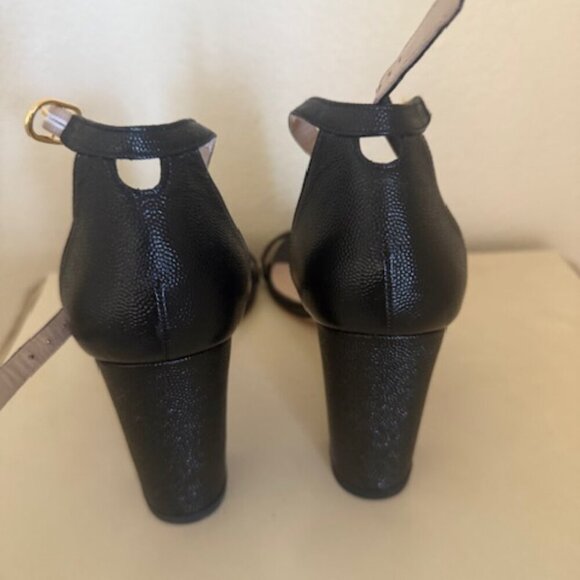 Stuart Weitzman Women's Nearlynude Heeled Sandal - Picture 3 of 5